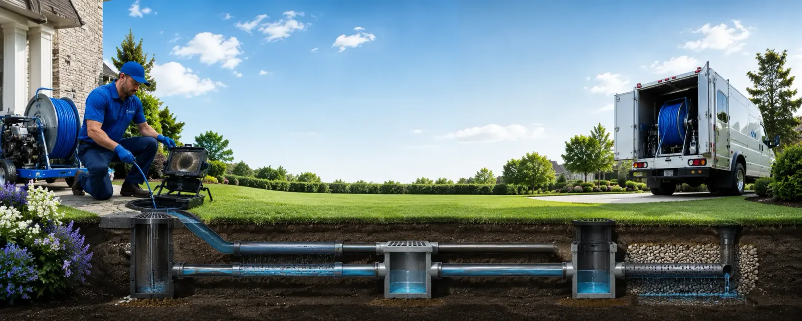 Outdoor drain cleaning information for Kermit, TX